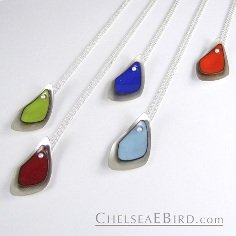 Chelsea Bird Jewelry Flame Small Pendants