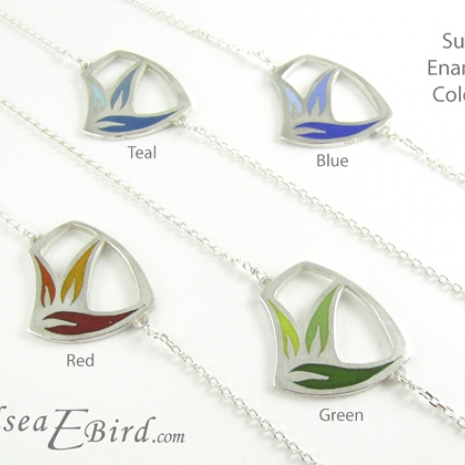 Sula Pendants with colors listed by Chelsea E. Bird