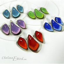 Chelsea Bird Designs Flame 3 Piece Necklaces